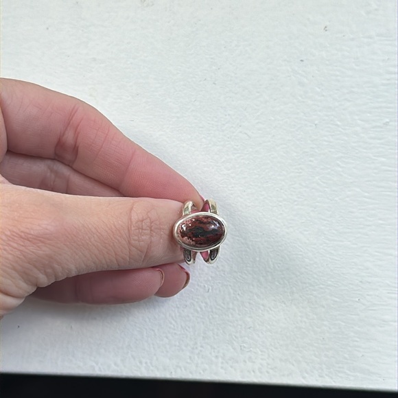 Size 5 Mexican Fire Opal Ring - Picture 2 of 4